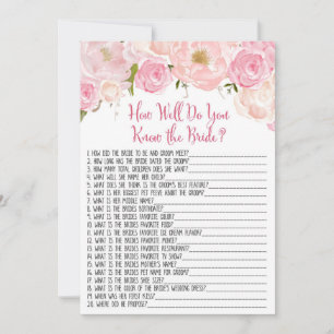 Floral Bridal Shower Know the Bride