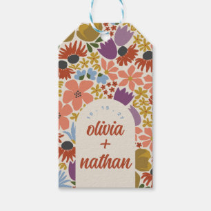 Floral Bridal Shower or Wedding Personalised Gift Tags
