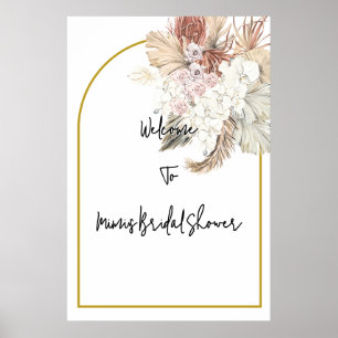 Floral Bridal shower Poster