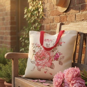 Floral Bride Bag - Elegant Pink Design