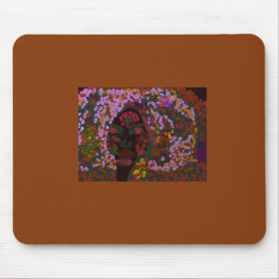 Floral Bride Mouse Pad
