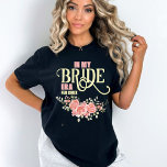 Floral Bride to be Bridal Shower T-Shirt<br><div class="desc">Celebrate the upcoming bride-to-be with our exquisitely designed Pink floral Bridal Shower t-shirt. Perfectly capturing the joy and anticipation of this special occasion, this t-shirt features a beautiful blend of watercolor pink flowers with the saying In my bride era with the customised wedding date. Beautiful script font and blush pink...</div>