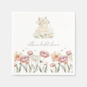 Floral Bride to Bee Bridal Shower Napkins