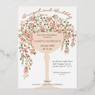 Floral Brunch and Bubbly Champagne Bridal Shower