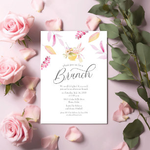 Floral Brunch Invitation