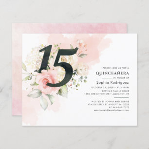 Floral Budget 15th Birthday Quinceanera Party