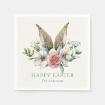 Floral Bunny Ear Easter
