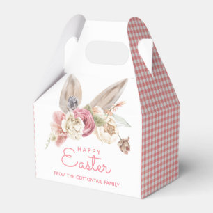 Floral Bunny Ears   Happy Easter Favour Box
