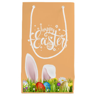 Floral Bunny Ears Happy Easter   Gift Bag