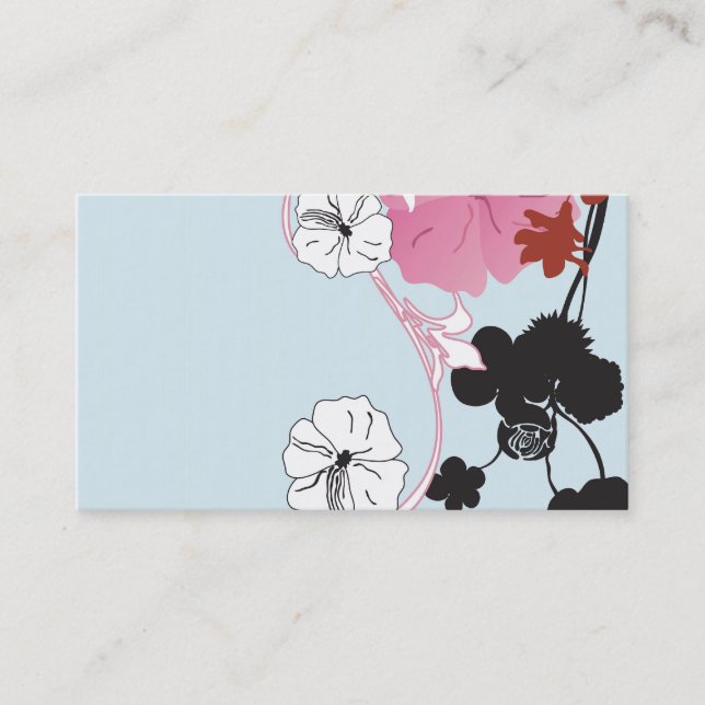 Floral Business Card (Front)