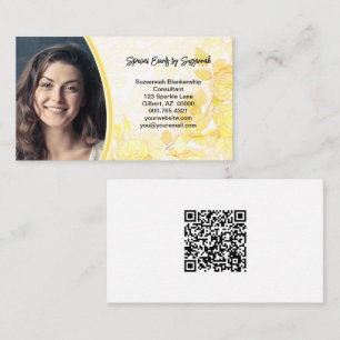 floral business card
