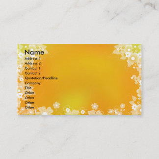 Floral Business Card