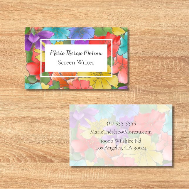 Floral Business Card (Creator Uploaded)