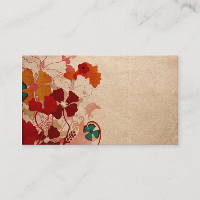 Floral Business Card (Front)