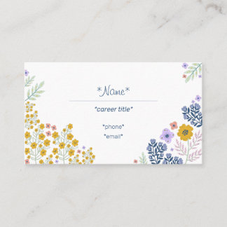 Floral Business Card