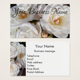 Floral Business Cards - Self Promotion