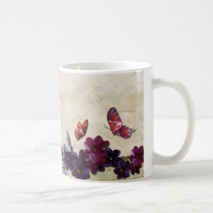 Floral Butterflies Coffee Mug