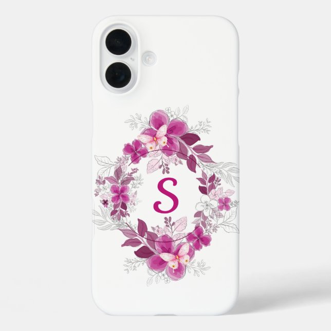 Floral Butterfly Botanical Phone Case (Back)