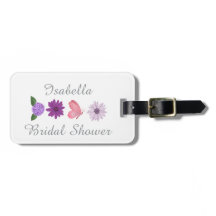 Floral & Butterfly Bridal Shower, Custom Name