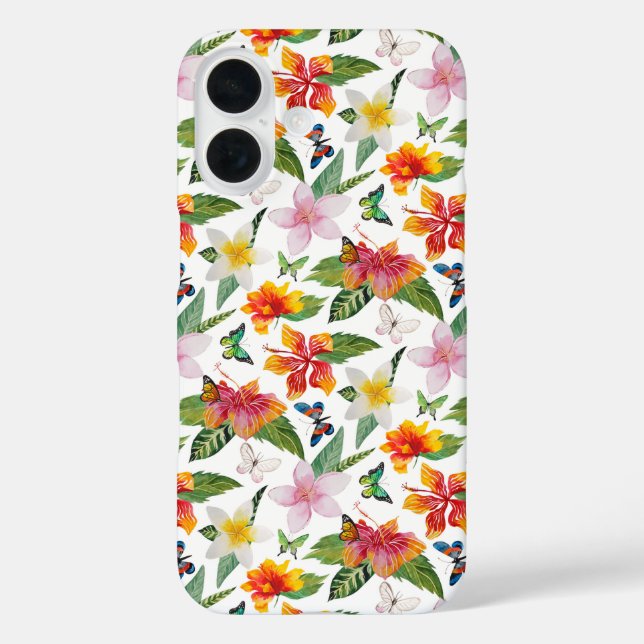 Floral Butterfly Case-Mate iPhone Case (Back)