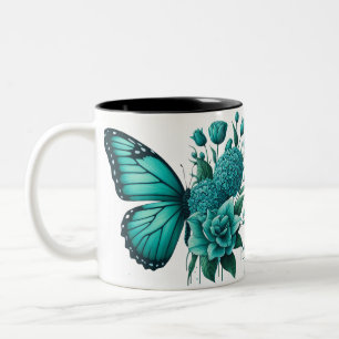 Floral Butterfly Colorful Cute Mug