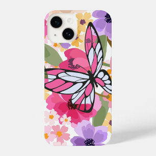 Floral Butterfly  iPhone 14 Case
