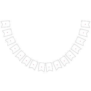 Floral Butterfly Mandala   Purple Boho Art Design Bunting