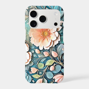 Floral Butterfly Pastel Art