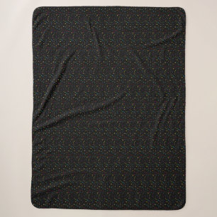 Floral Butterfly Sherpa Blanket