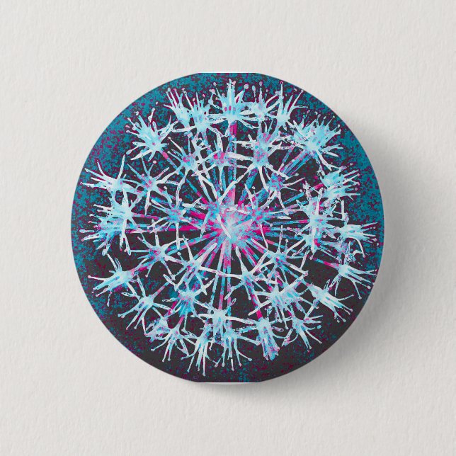 Floral button badge (Front)