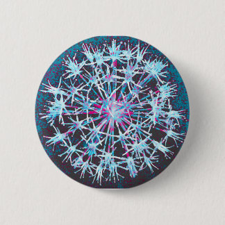 Floral button badge