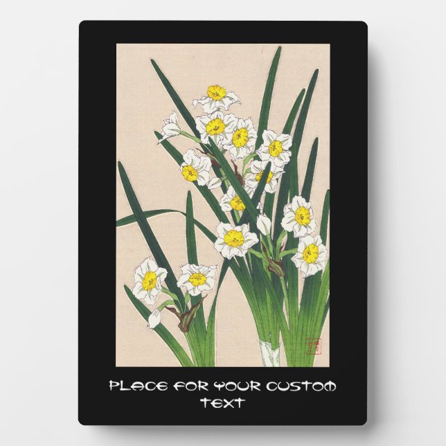 Floral Calander of Japan Kawarazaki Shodo japan Plaque (Front)