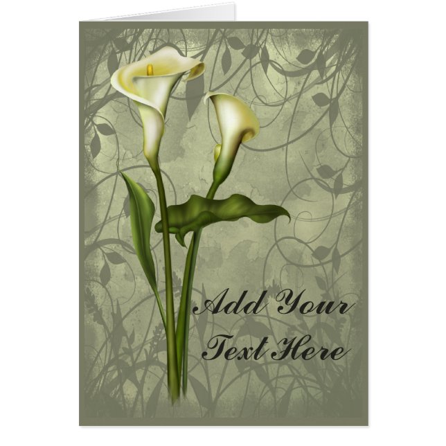 Floral Calla Elegance (Front)