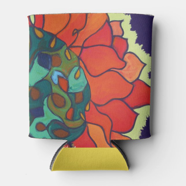 Floral Can Cooler (Front)