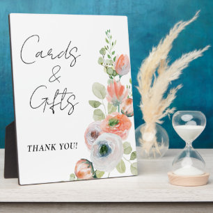 Floral Cards and Gifts Bridal Shower Plaque
