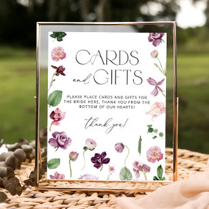 Floral Cards and Gifts Poster