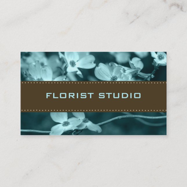 Floral Cards Business Cards (Front)