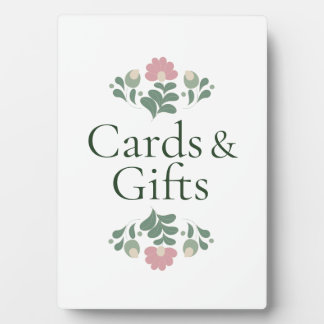 Floral Cards & Gifts Wedding Sign Plaque