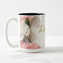 Floral Carnation Mug