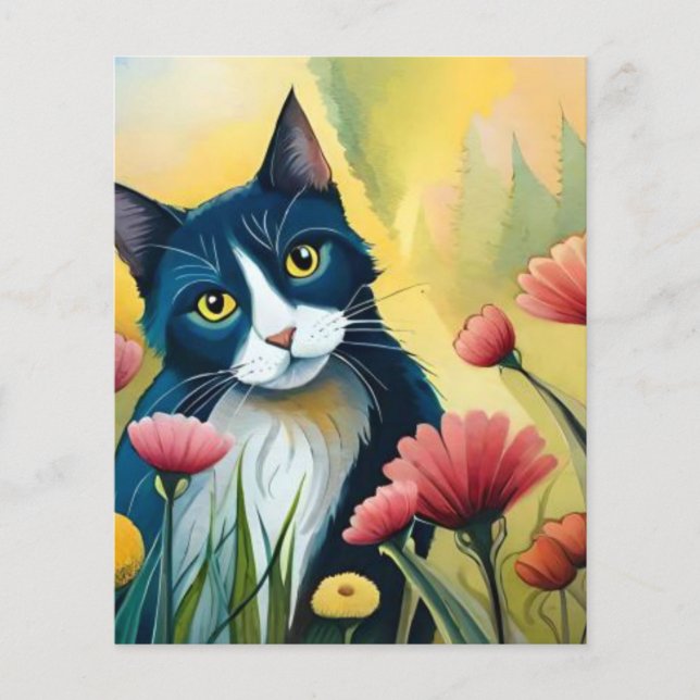 FLoral cat  (Front)