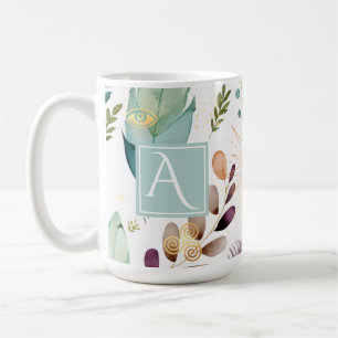 Floral Celestial Pattern Custom Mug
