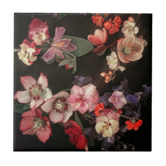 Floral Ceramic Tile 