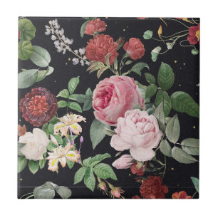 Floral Ceramic Tile