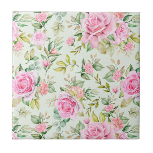 Floral Ceramic Tile