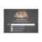 FLORAL CHALKBOARD | WEDDING RSVP ENCLOSURE
