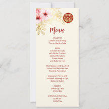 Floral Cherry Blossom Chinese Wedding   