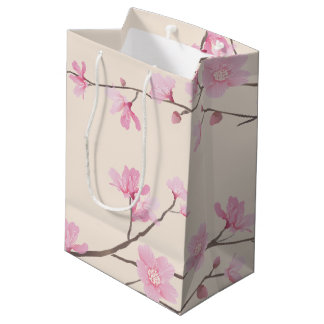 Floral Cherry Blossom Medium Gift Bag
