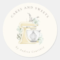 Floral Chic Bakery Pastry Chef Cake Mixer
