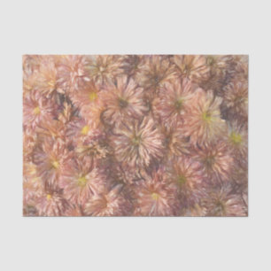 Floral Chic Pink Pastel Chrysanthemum Decoupage Tissue Paper