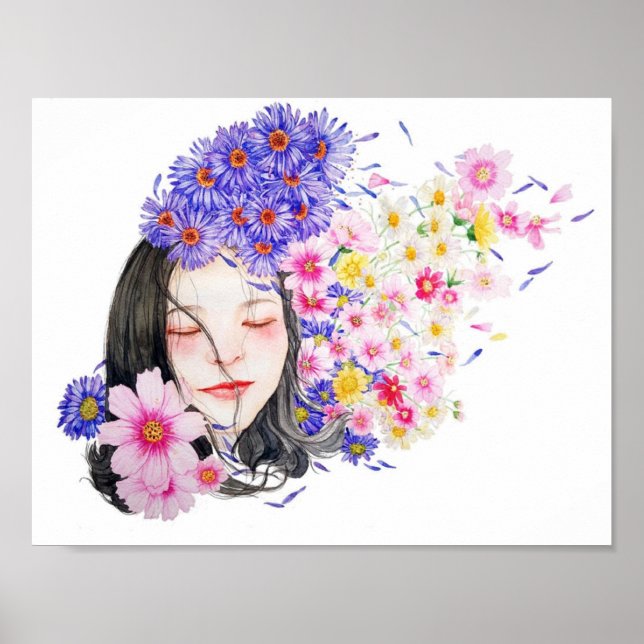 Floral child poster (Front)